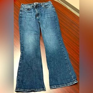 Wrangler ladies high rise flare jeans 14 x 32